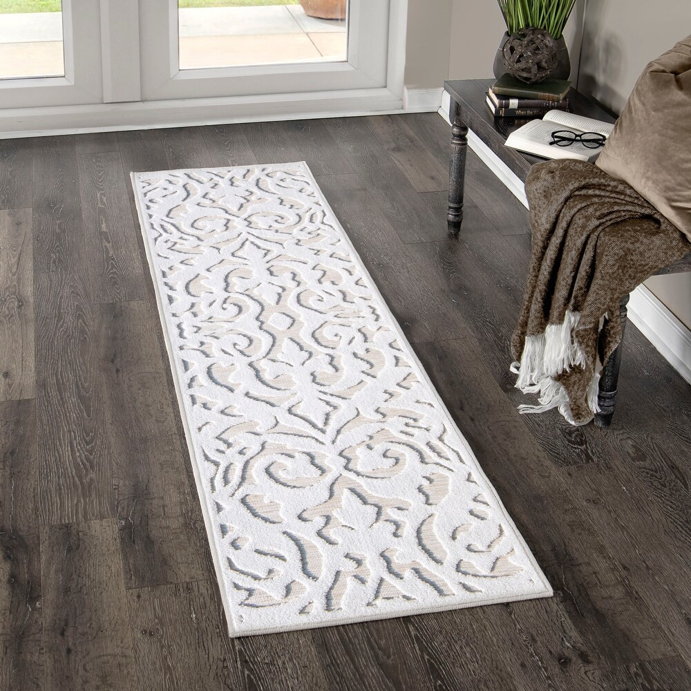 My Texas House by Orian Indoor/Outdoor Lady Bird Natural Driftwood Runner - 1'11" x 7'6" (1'11" x 7' | Bed Bath & Beyond