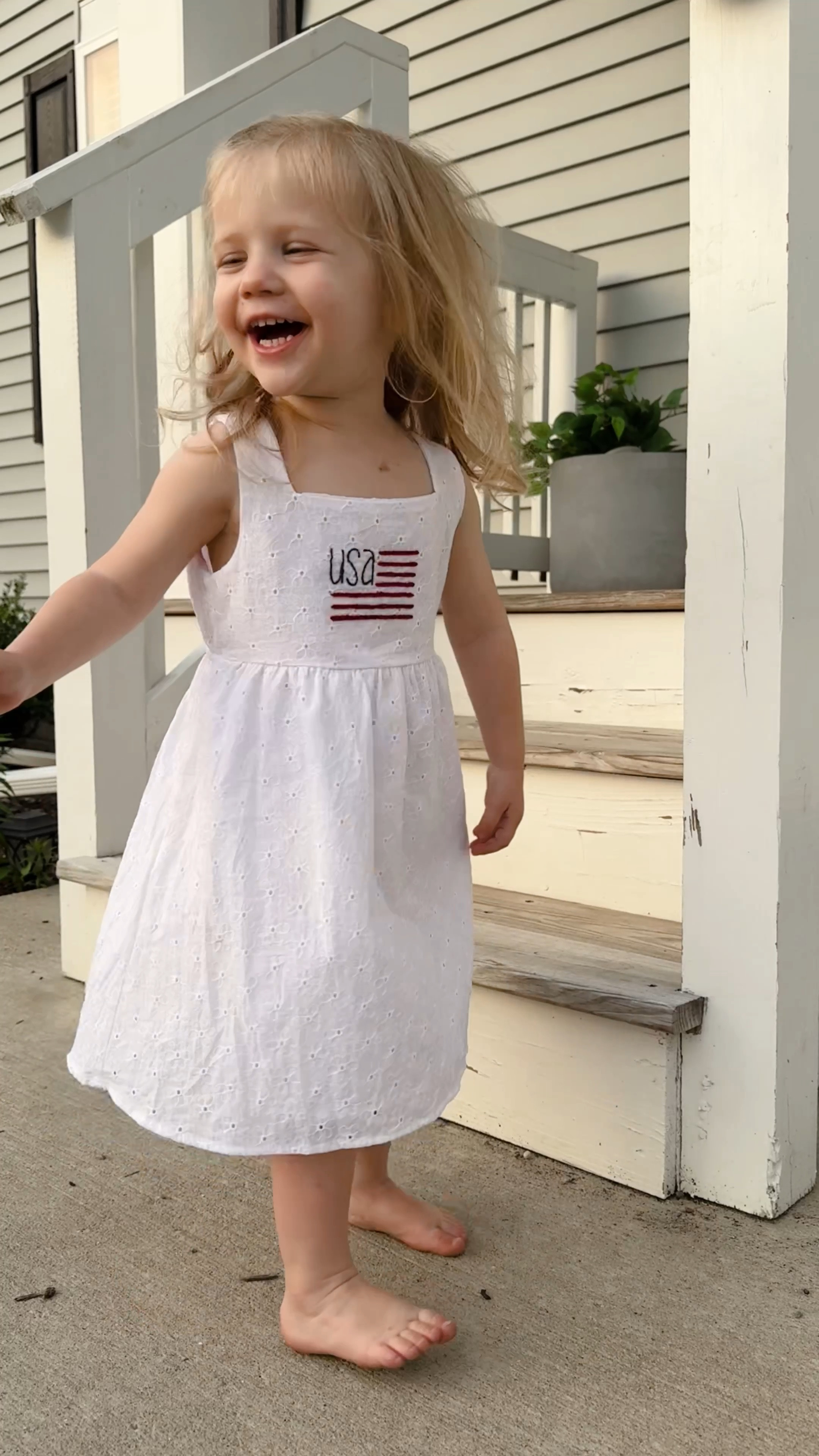 4th of July outfit. Added a hand embroidered flag to this white dress 🇺🇸 all the links ⬇️ 

use code “AMERICA” for a discount on the Flag PDF embroidery pattern

#LTKxWalmart 

#LTKBaby #LTKKids