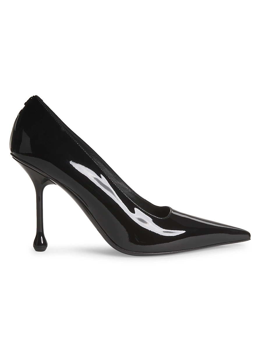 Women's Ixia 95MM Patent Leather Pumps - Black - Size 7 | Saks Fifth Avenue