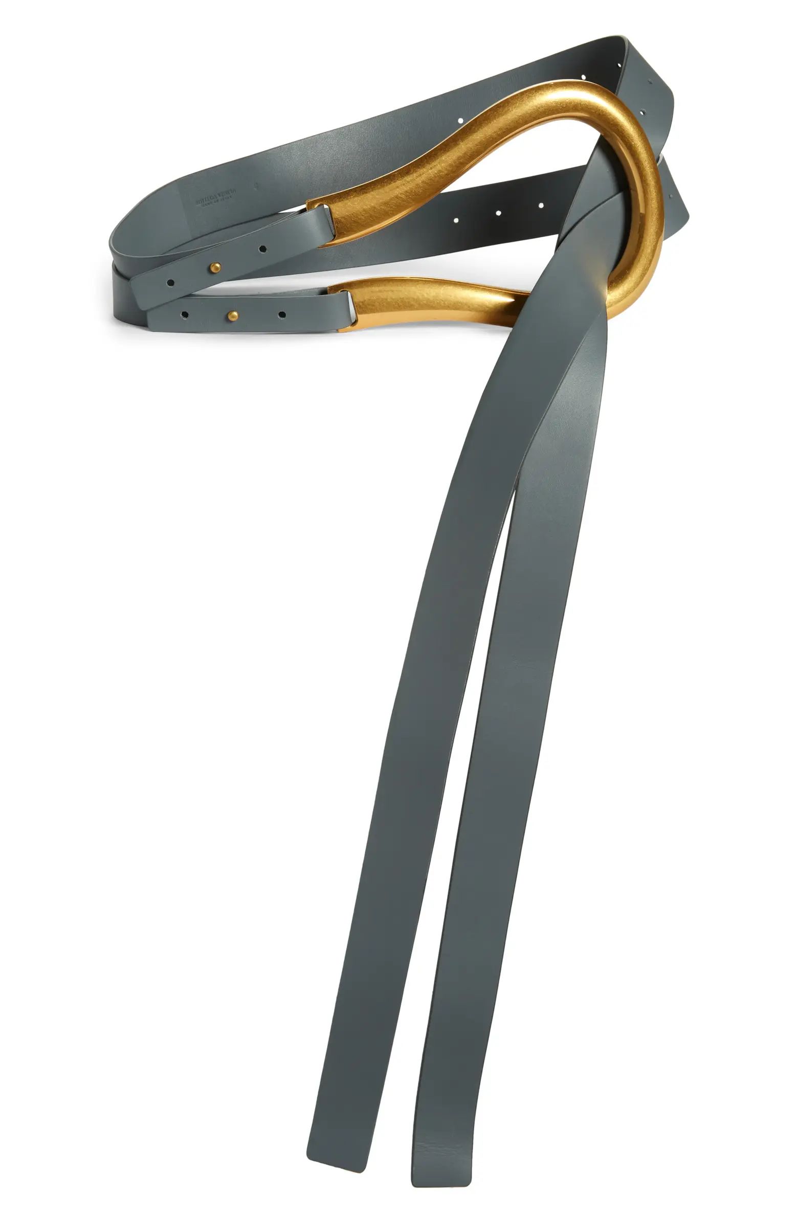 Bottega Veneta Horsebit Buckle Leather Belt | Nordstrom | Nordstrom