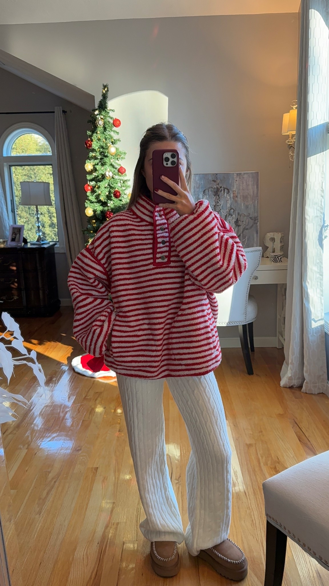 wearing a small in the fleece and xs in pants!

#LTKootd #LTKHoliday #LTKU