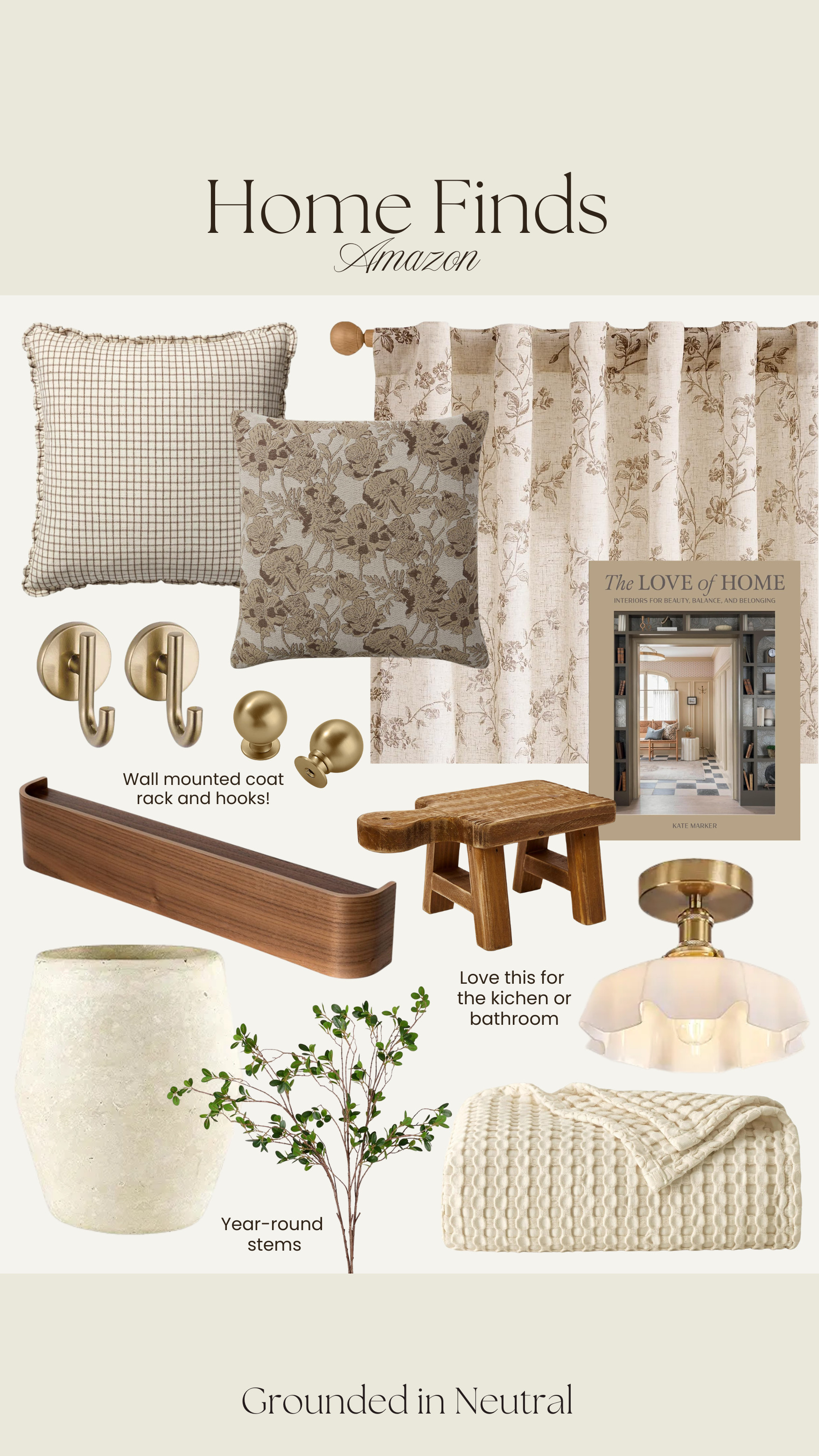 Amazon home finds ✨🤎

#LTKHome #LTKSaleAlert