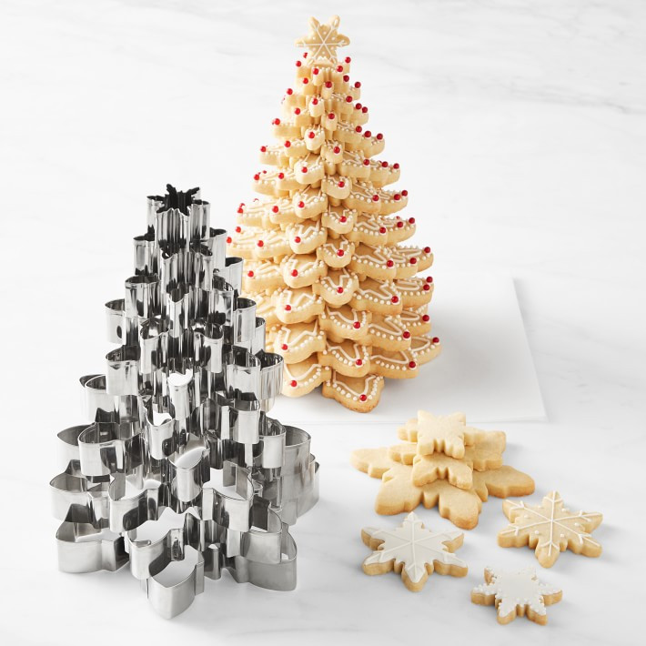 Williams Sonoma Snowflake Kransekake Cookie Cutters 10-Piece Set | Williams-Sonoma