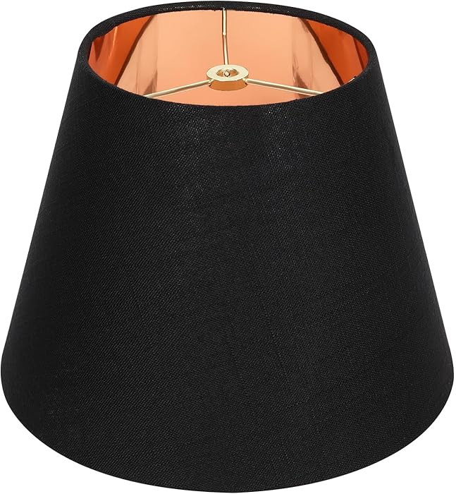 ALUCSET Small Lamp Shade, Barrel Fabric Lampshade for Table Lamp and Floor Light, 6x10x7.5 inch, ... | Amazon (US)