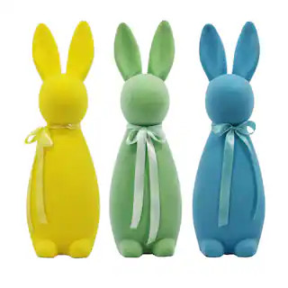Assorted 16" Flocked Bunny by Ashland®, 1pc. | Michaels Stores