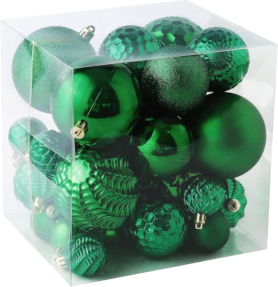 Christmas Balls Ornaments -36pcs Shatterproof Christmas Tree Decorations with Hanging Loop for Xm... | Amazon (US)