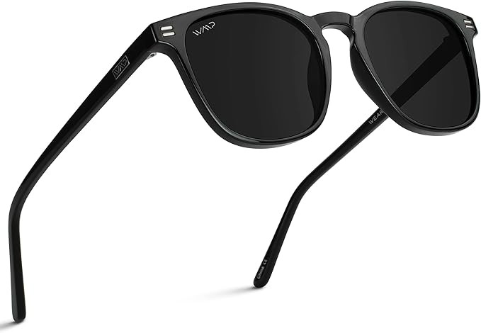 WMP Eyewear - Men's Polarized Modern Rounded Square Sunglasses | Amazon (US)