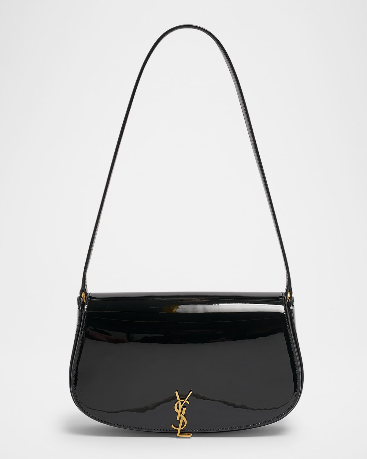 Mini YSL Shoulder Bag in Patent Leather | Neiman Marcus