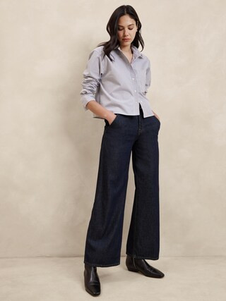 Boxy Button-Down Shirt | Banana Republic Factory | Banana Republic Factory