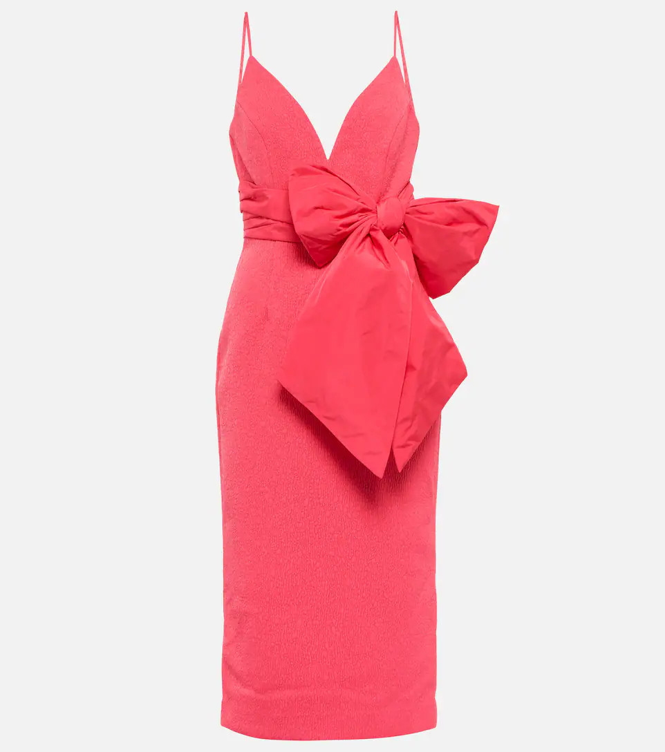 Caitlin taffeta-trimmed crêpe dress | Mytheresa (US/CA)