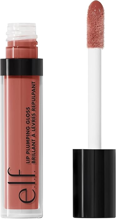 e.l.f. Lip Plumping Gloss, High-Shine Sheer Color, Hydrates & Creates Fuller Lips With Vitamin E,... | Amazon (US)