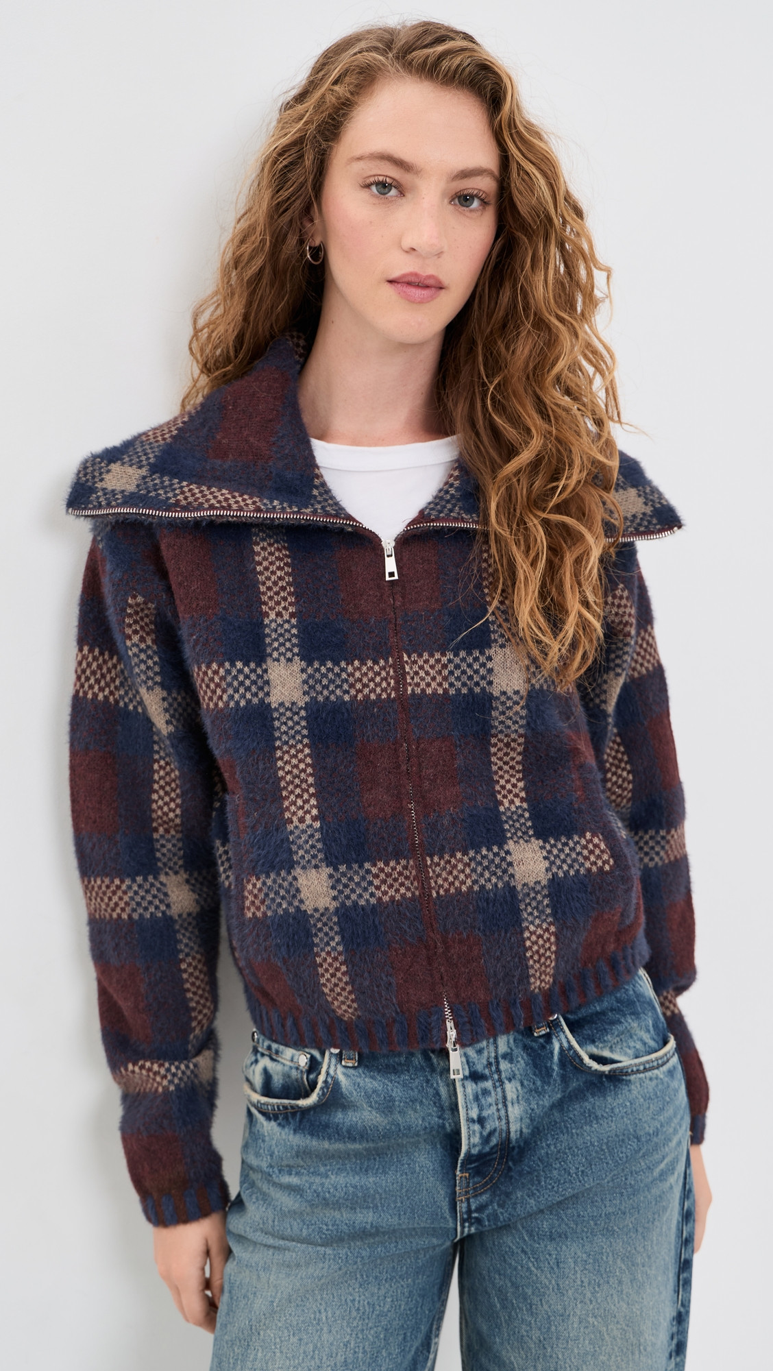 BLANKNYC Field Day Bomber Jacket Burgundy XS | Shopbop