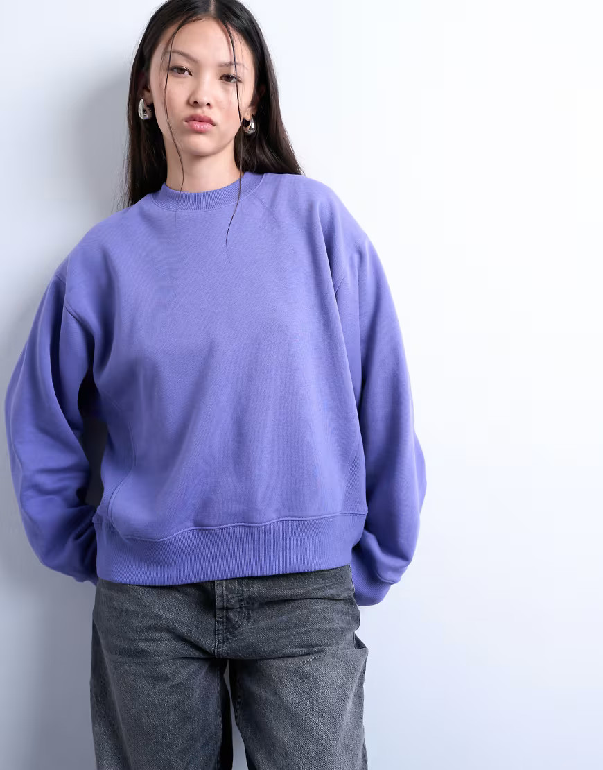 Topshop ultimate sweat in purple | ASOS (Global)