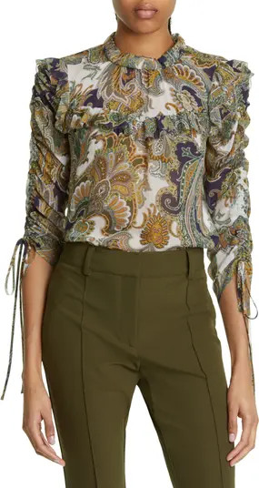Howell Paisley Silk Blouse | Nordstrom