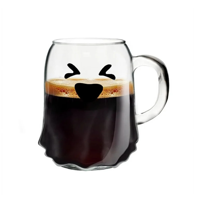 Way to Celebrate 18.5oz Clear Squint Ghost Glass Mug, 1pk | Walmart (US)