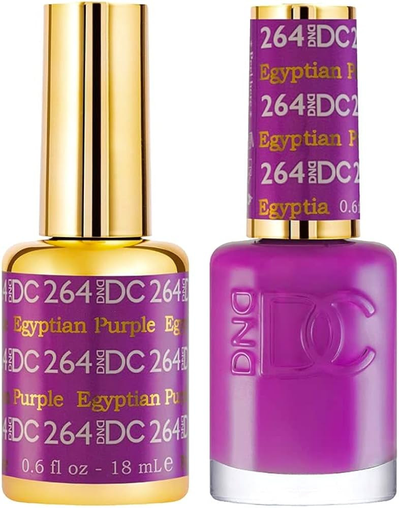 DND DC Gel Polish Set, Purple Collection, UV/LED GelPolish and Air Dry Nail Lacquer, Matching Chi... | Amazon (US)