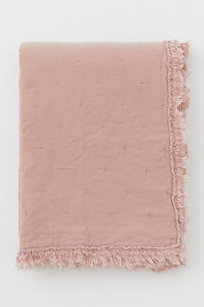 Ruffle-trimmed Bedspread | H&M (US + CA)