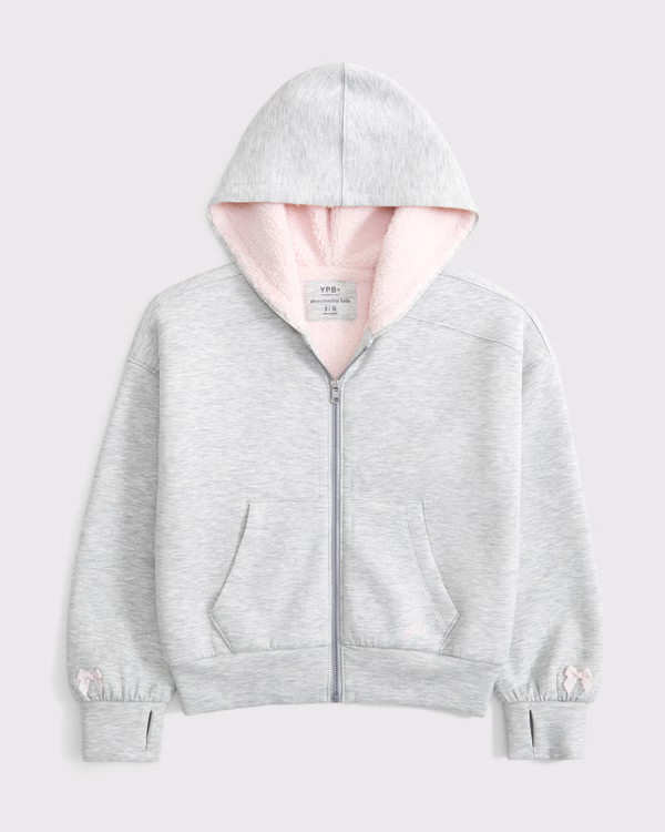 girls ypb neoknit cozy-lined full-zip hoodie | girls | Abercrombie.com | Abercrombie & Fitch (US)