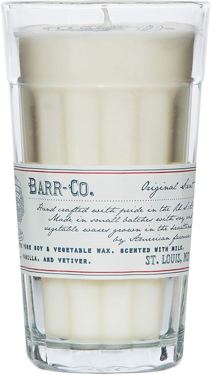 BARR-CO Original Scent Soy and Vegetable Wax Candle Parfait Glass 10 oz | Amazon (US)