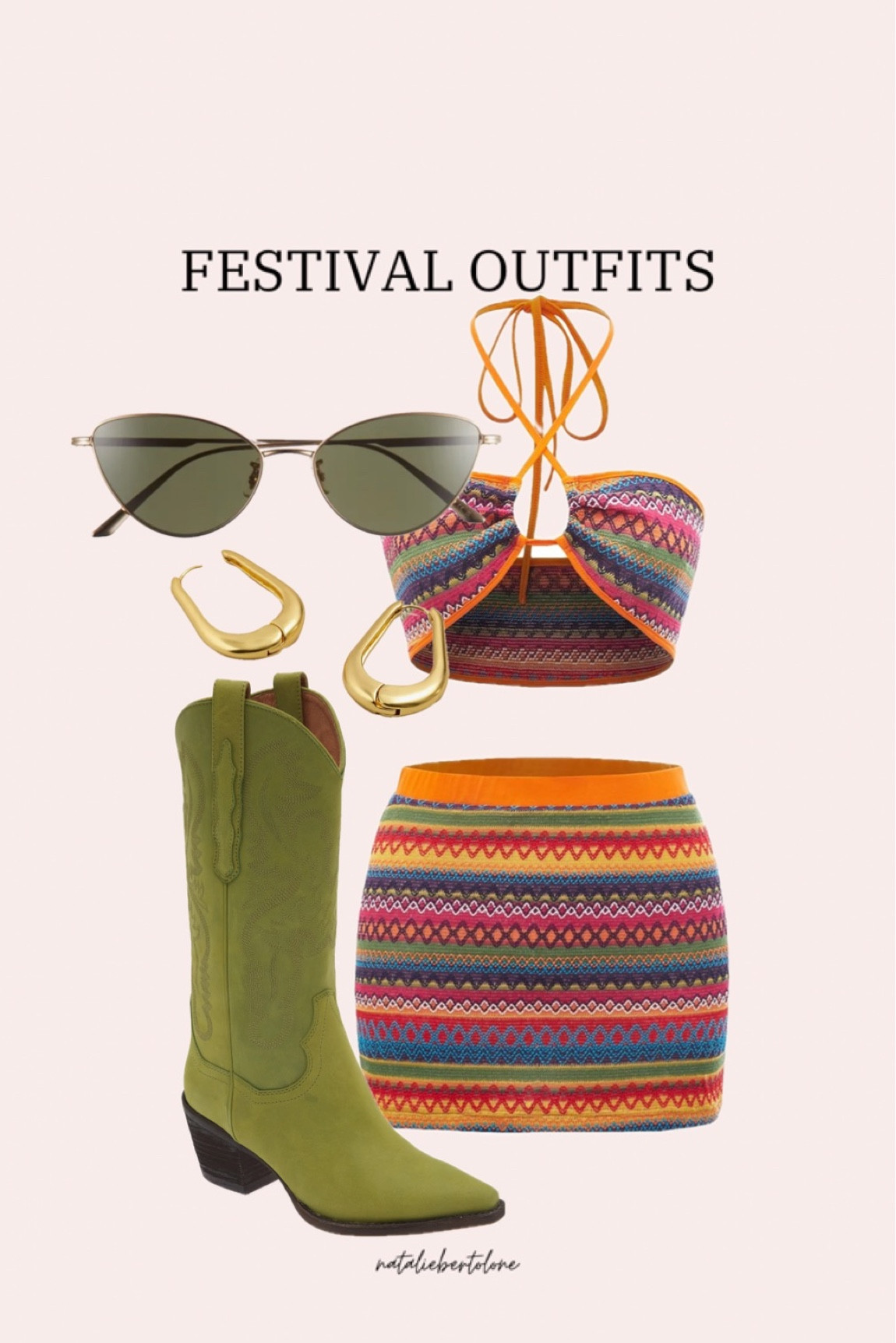 festival outfit idea! coachella outfit. crochet matching set. green cowboy boots  

#LTKfindsunder50 #LTKstyletip #LTKFestival