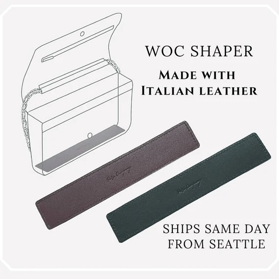 WOC Shaper in Full-Grain Italian Leather! Chanel WOC Base Insert / Protector / Support | Etsy (US)