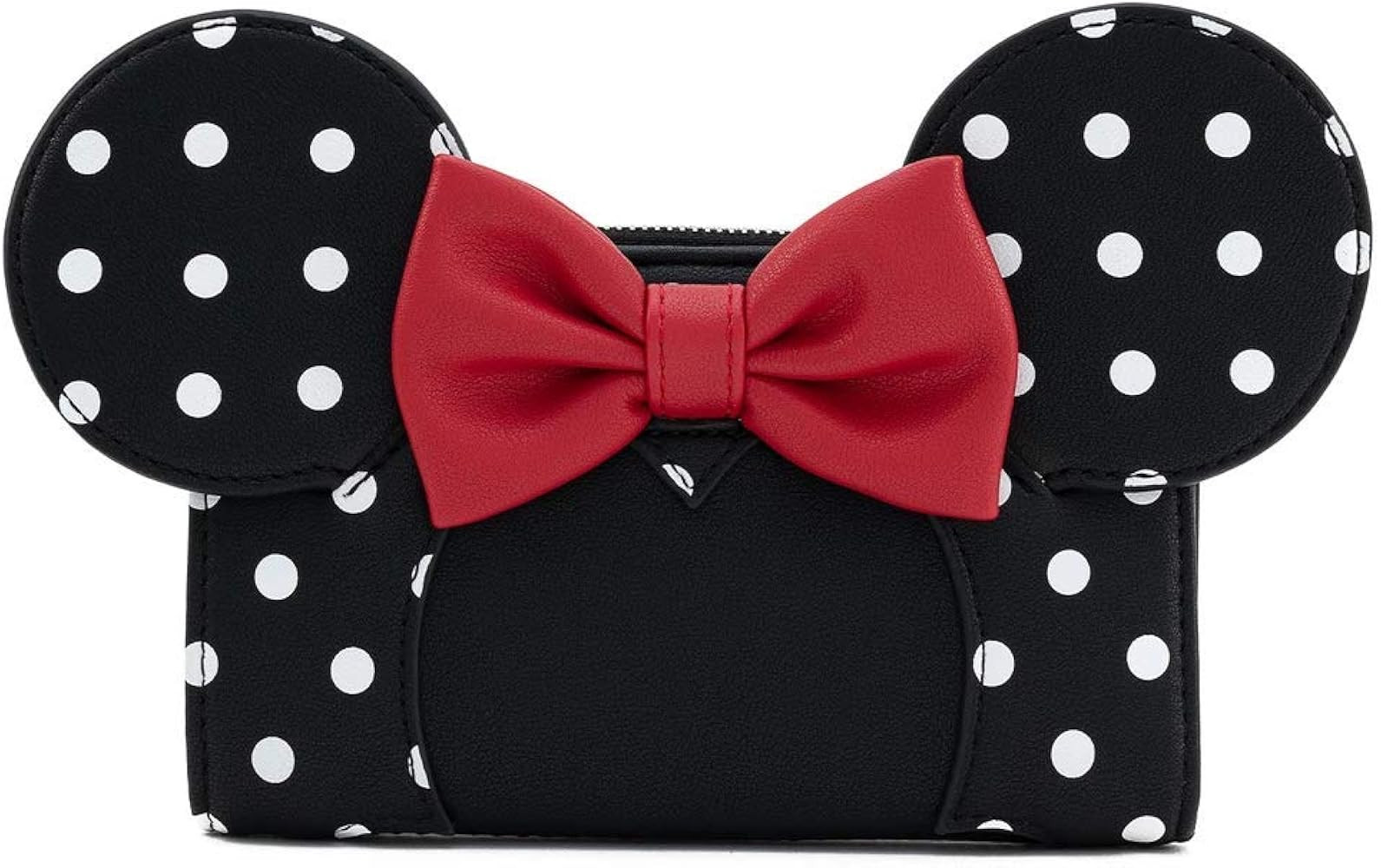 Loungefly x Disney Minnie Mouse Polka Dot Cosplay Flap Wallet (One Size, Black/White/Red) | Amazon (US)