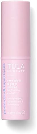 TULA Skin Care Rose Glow & Get It Cooling & Brightening Eye Balm | Dark Circle Under Eye Treatmen... | Amazon (US)