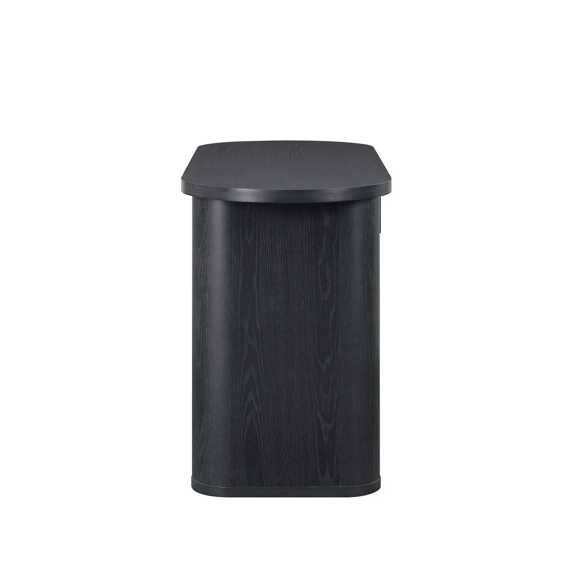 Better Homes & Gardens Juliet Oval Writing Desk, Rich Black Finish | Walmart (US)