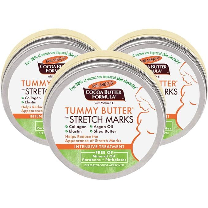 Palmer's Cocoa Butter Formula Tummy Butter Balm for Stretch Marks & Pregnancy Skin Care | 4.4 Oun... | Amazon (US)