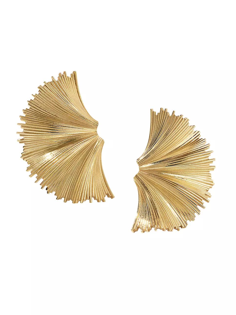 Venus Vita Large Gold-Plated Stud Earrings | Saks Fifth Avenue