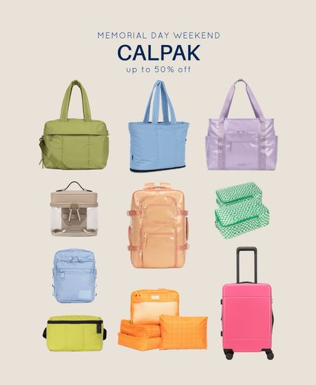Calpak is up to 50% off! Favorites are the Luka duffel and Terra backpack that are TSA approved personal items 

#LTKtravel #LTKsalealert