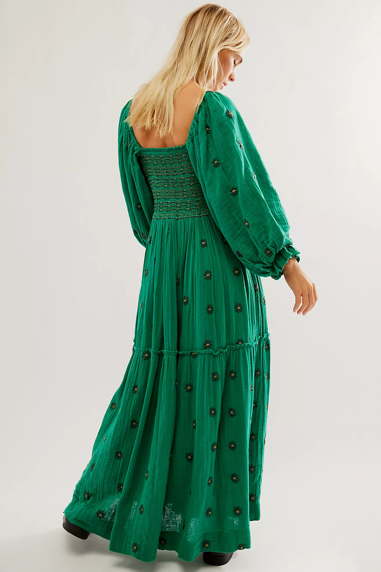 Dahlia Embroidered Maxi Dress | Free People (Global - UK&FR Excluded)