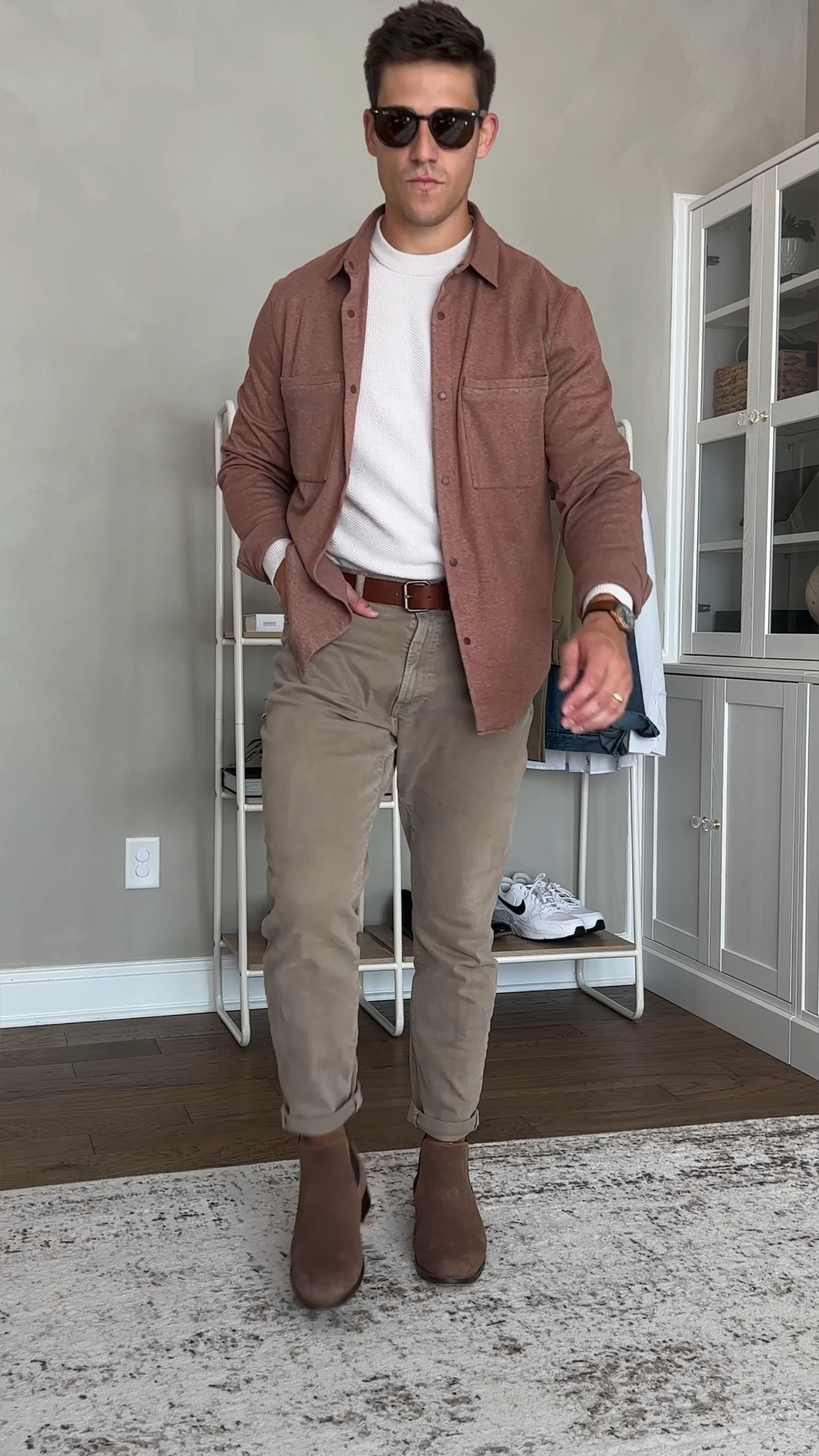 Casual fall outfit

Pants: Abercrombie athletic slim jeans

Sweater: lululemon textured knit crew neck

Over-shirt: lululemon soft knit over-shirt

Shoes: Johnston & Murphy suede chelsae boots 

Glasses: RayBan Havana 

You can shop the look in my bio!

#mensfashion #mensfallfashion #abercrombie #abercrombiemens #lululemon #johnstonandmurphy 

#LTKmens #LTKstyletip