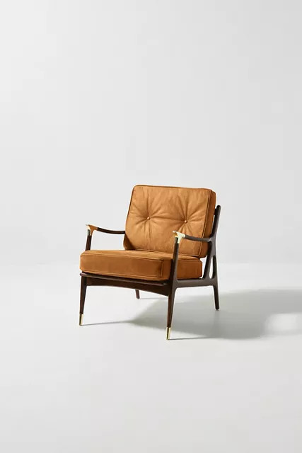Haverhill Leather Chair | Anthropologie (US)
