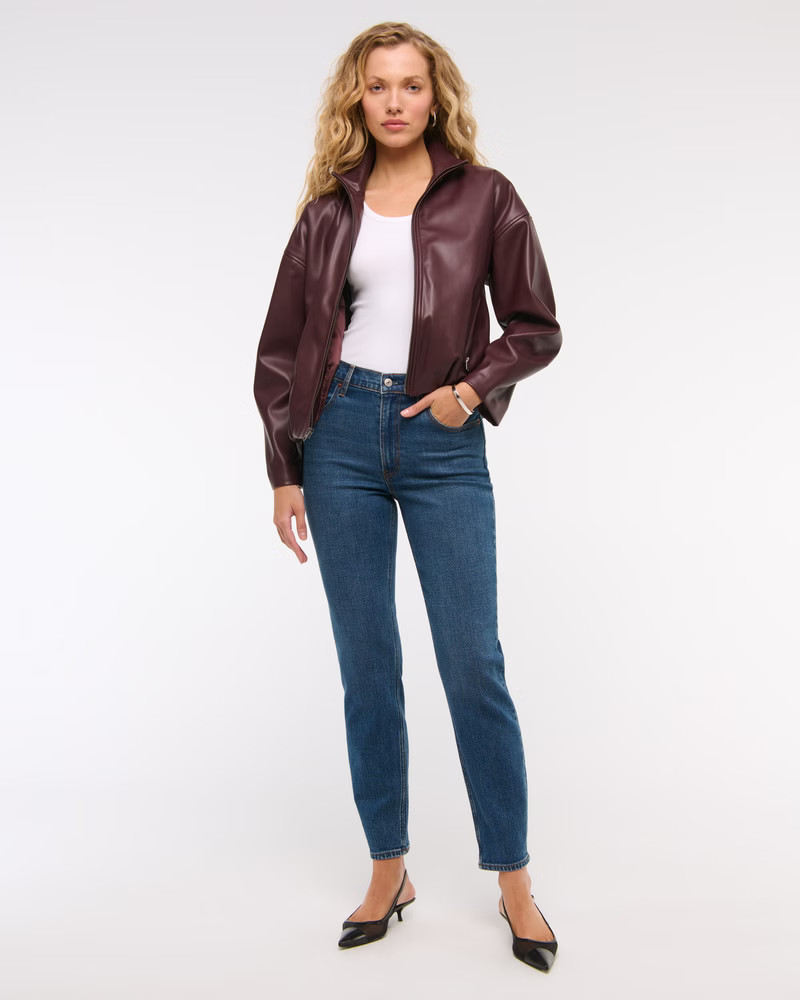 High Rise Mom Jean | Abercrombie & Fitch (US)