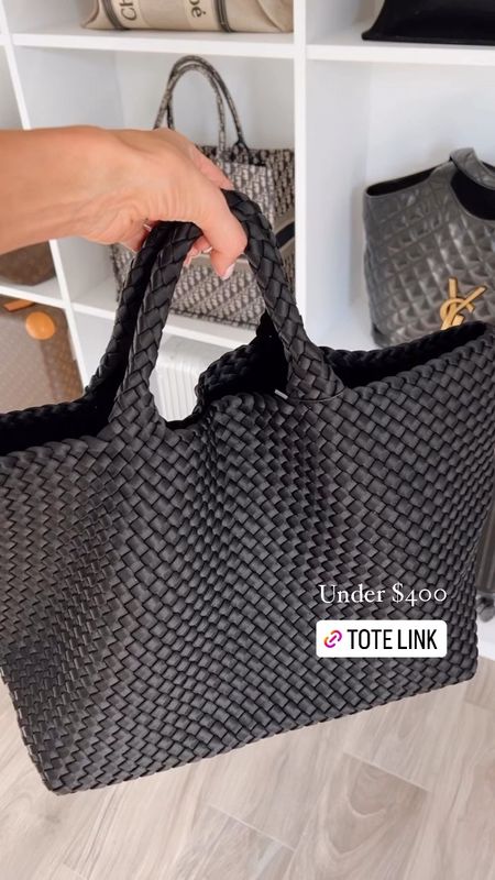 Elegant and chic black tote option
Under 350 and it looks so classy and elegant 
Comfortable to carry and it comes with a extra little bag with zipper inside 

#LTKtravel #LTKitbag #LTKworkwear