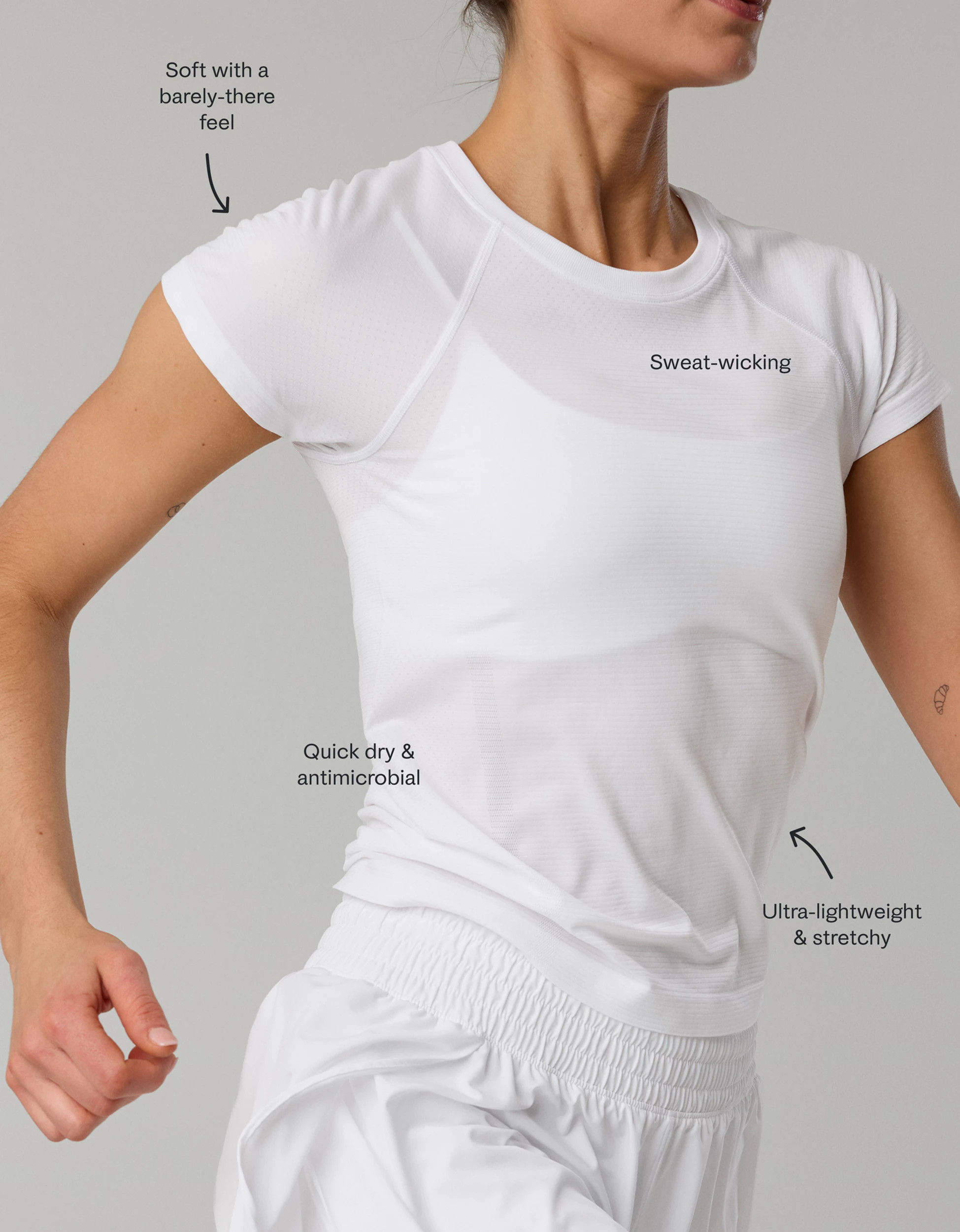 OFFLINE By Aerie Gotta Run Seamless Short Sleeve T-Shirt | American Eagle Outfitters (US & CA)