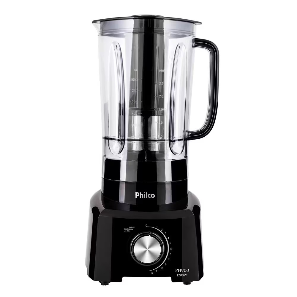 Liquidificador Philco PH900 Preto 1200W com 12 Velocidades | Casas Bahia (BR)