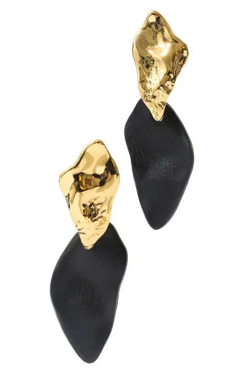 Alexis Bittar Mosaic Lucite Drop Earrings in Black at Nordstrom | Nordstrom