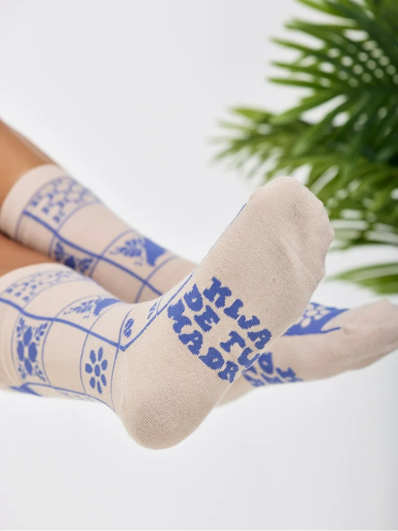 Hija De Tu Madre, Unisex Azulejo Graphic Socks, One-Size | Walmart (US)