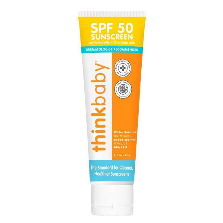 thinkbaby Mineral Baby Sunscreen Lotion SPF 50 | Target