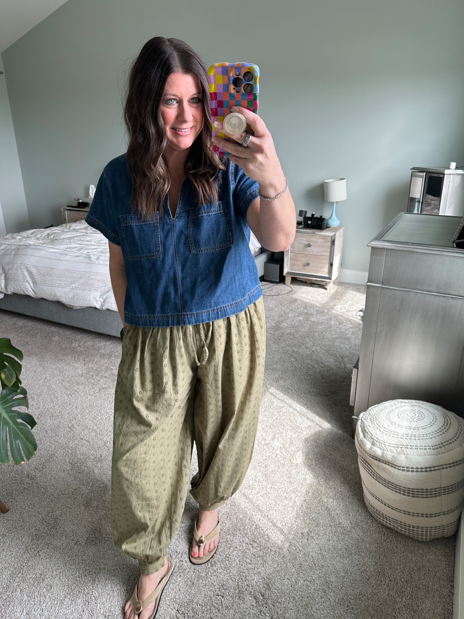 Another fun styling option with these eyelet balloon pants  

#LTKWorkwear #LTKOver40 #LTKMidsize