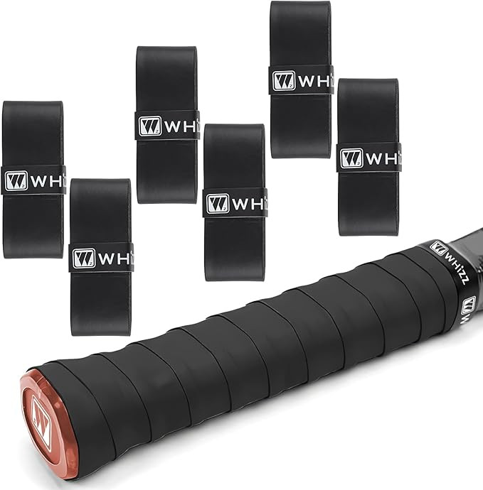 COIDEA Tennis Racket Grip Tape, 6 Pack Precut Anti Slip Tennis Grip Tape, Super Absorbent Dry Fee... | Amazon (US)