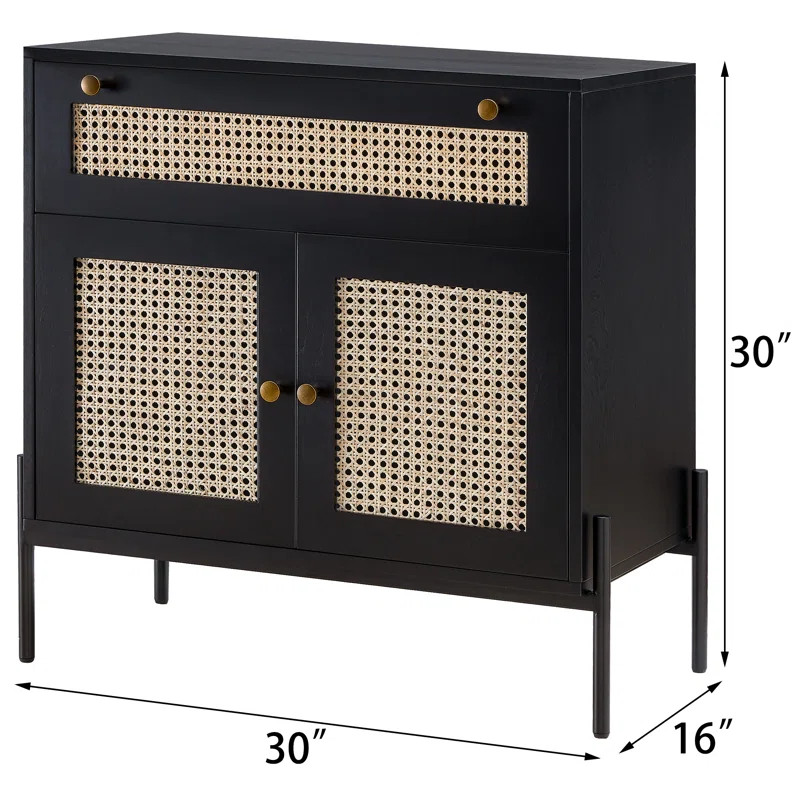 James-Robert 30'' Tall 2 - Door Accent Cabinet | Wayfair North America