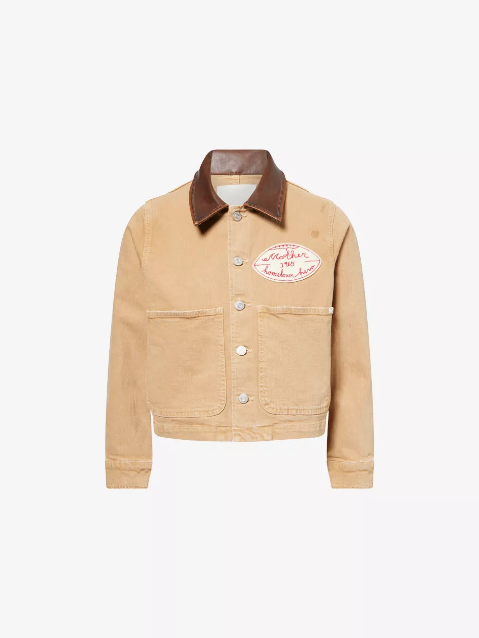 The Workwear Cropped Stretch-Denim Jacket | Selfridges