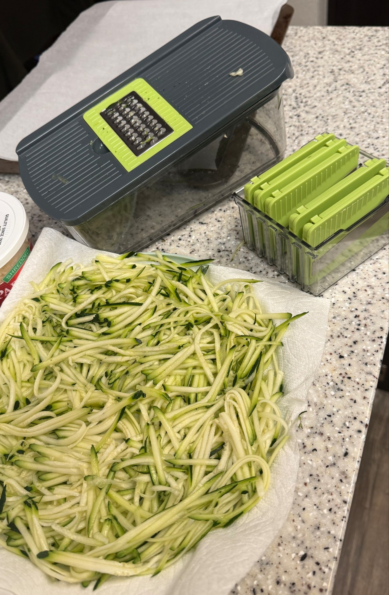 Didn’t have a spiralizer so tried this setting for the first time on our mandolin. BOMB zucchini noodles! 🔥

#kitchenhack #appliances #mandolin #slicer 

#LTKGiftGuide #LTKHome #LTKHoliday