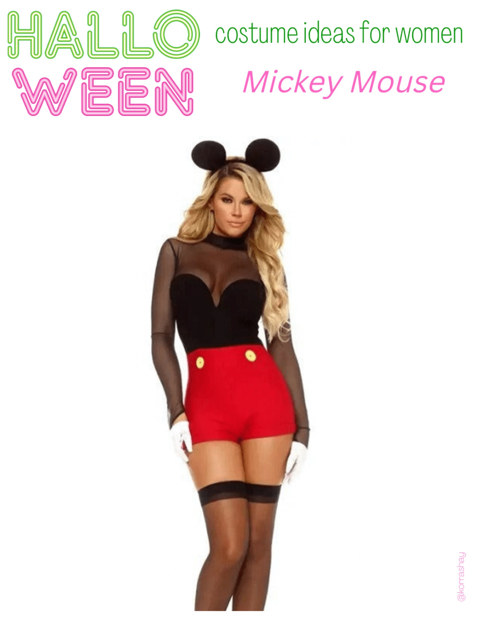 Halloween costume ideas for women: Mickey Mouse 

🏷 Halloween ideas, women Halloween costumes, adult Halloween costumes, simple Halloween costumes, funny Halloween costumes

#LTKSeasonal #LTKHalloween