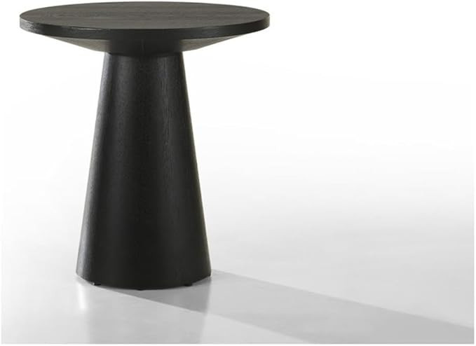 Jasper Ebony Black 20" W Round Console Table with Pedestal Base | Amazon (US)