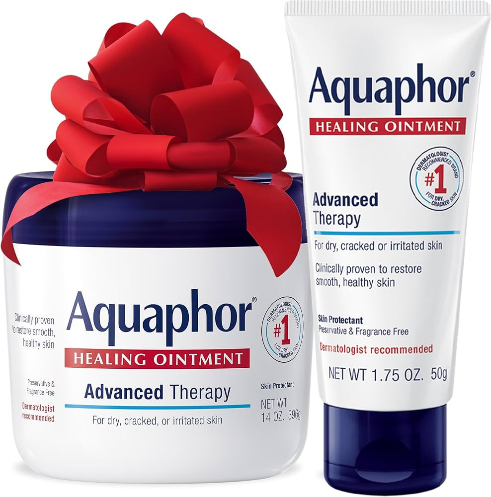 Aquaphor Healing Ointment Skin Care Set, Body Moisturizer for Dry Skin, Minor Cuts and Burns, Dry... | Amazon (US)