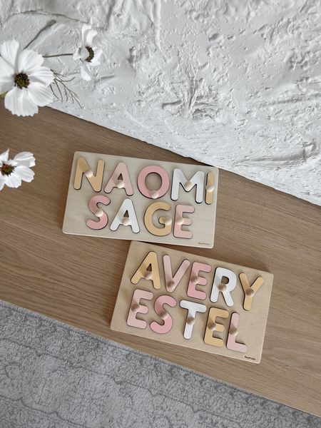 Kids name puzzle baby toddler wooden toy

#LTKbaby #LTKkids #LTKfamily